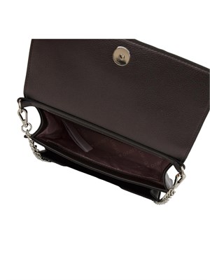 Borsa a tracolla Liu Jo in ecopelle grigia e catena argento in DONNA