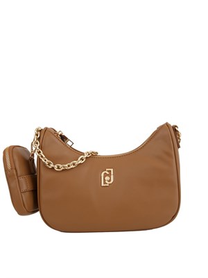 Borsa a tracolla Liu Jo donna in ecopelle liscia cuoio in DONNA