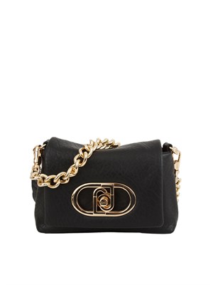 LIU JO Borsa LaPuffy in ecopelle matelassÉ nera in DONNA