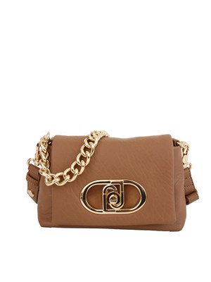 LIU JO Borsa LaPuffy in ecopelle matelassÉ cuoio in DONNA