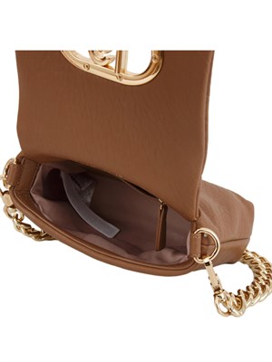 LIU JO Borsa LaPuffy in ecopelle matelassÉ cuoio in DONNA