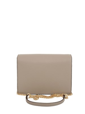 Borsa a tracolla Liu Jo in ecopelle taupe e catena in DONNA