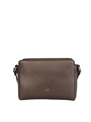 Borsa Liu Jo donna in ecopelle martellata marrone lucido in DONNA
