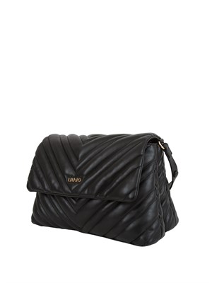 Borsa a spalla Liu Jo donna in matelassÈ nero in DONNA