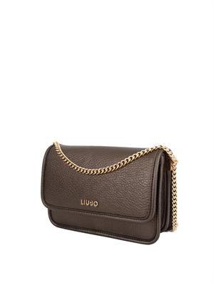 Borsa Liu Jo donna in ecopelle martellata marrone in DONNA