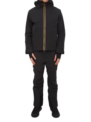 Pantaloni da sci Queyras K-Way uomo in tessuto nero in UOMO