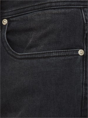 Jeans Corneliani in denim di cotone nero in UOMO