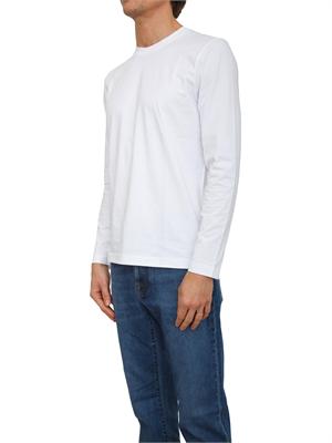 T-shirt uomo Corneliani in cotone bianco in UOMO