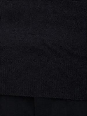 Maglia girocollo Corneliani uomo in lana e cashmere blu in UOMO