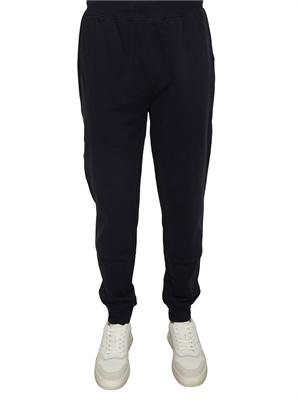 Pantalone tuta Corneliani in misto cotone blu in UOMO