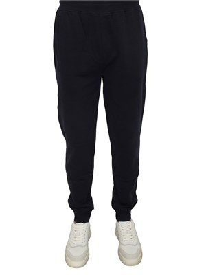 Pantalone tuta Corneliani in misto cotone blu in UOMO