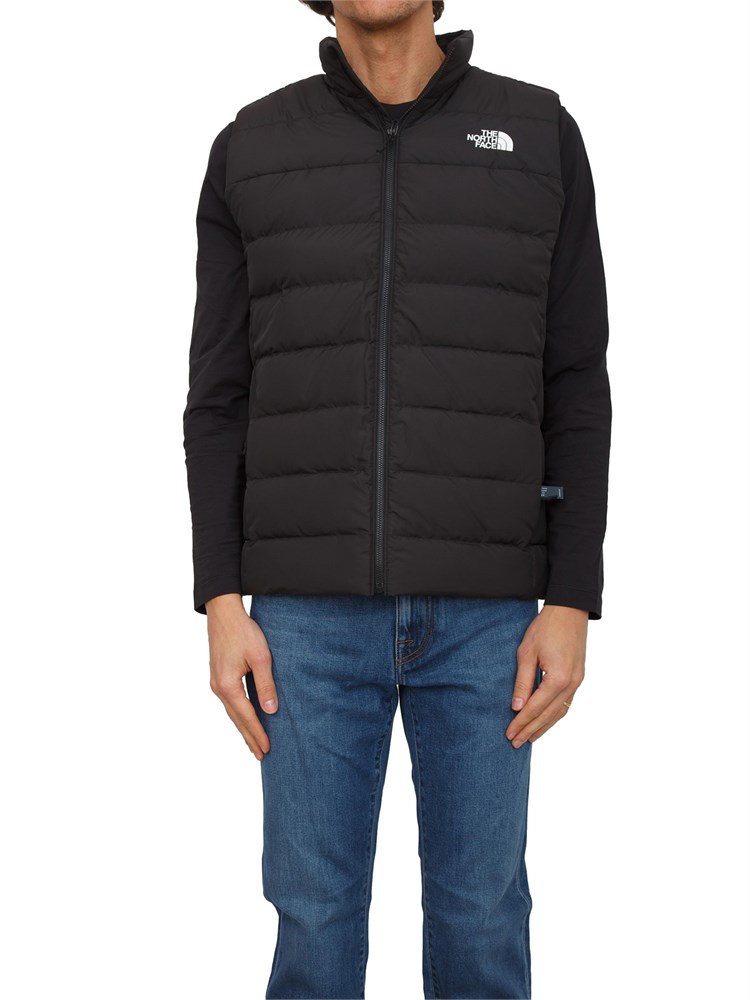 Gilet imbottito unisex Aconcagua The North Face in tessuto nero