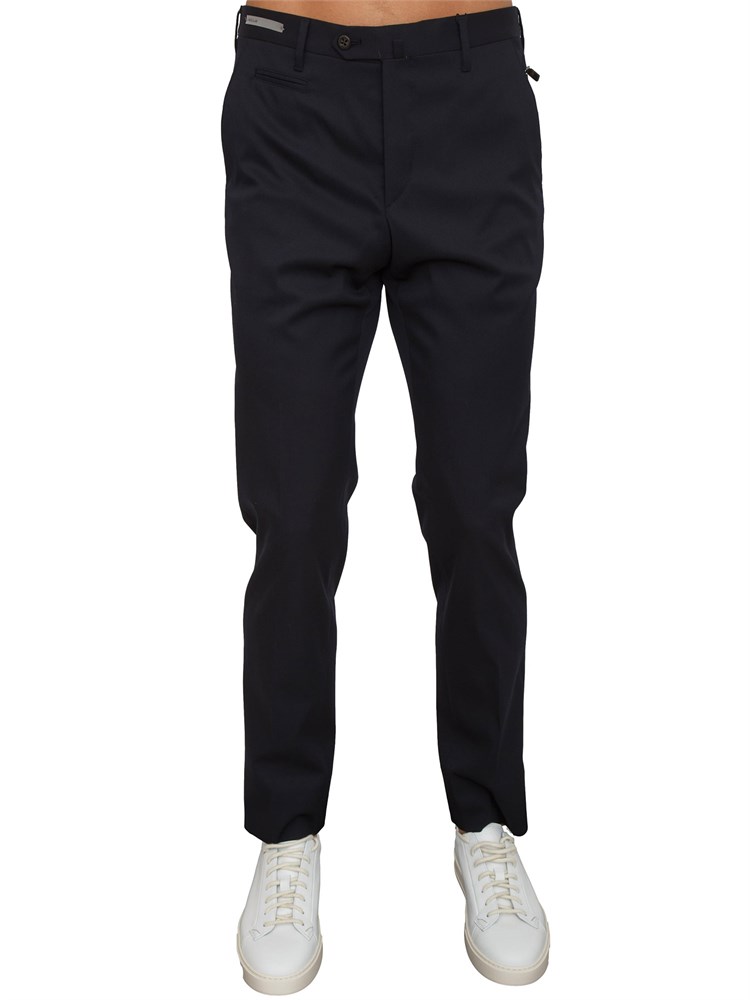 Pantaloni Corneliani in misto lana blu