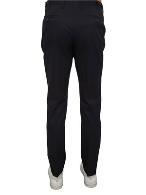 Pantaloni Corneliani in misto lana blu in UOMO