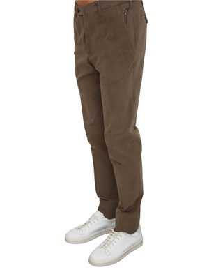 Pantaloni Corneliani in misto lana verde in UOMO
