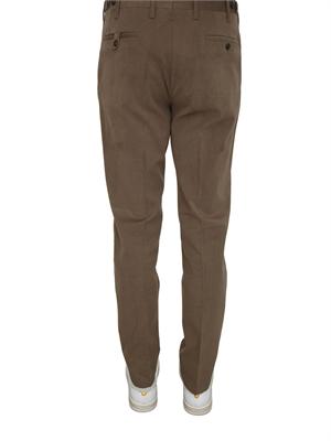 Pantaloni Corneliani in misto lana verde in UOMO