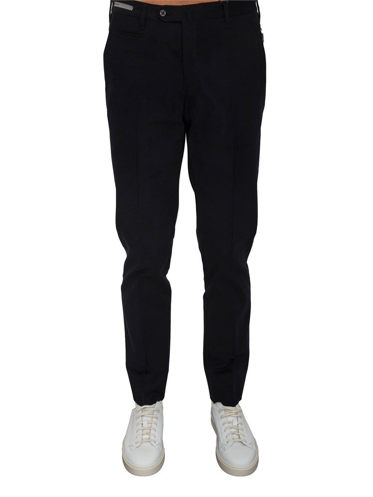 Pantaloni Corneliani in misto cotone blu