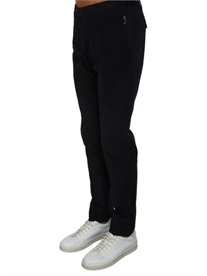 Pantaloni Corneliani in misto cotone blu in UOMO
