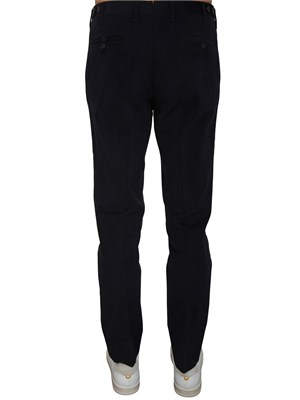 Pantaloni Corneliani in misto cotone blu in UOMO