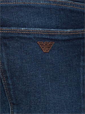 Jeans uomo Emporio Armani in cotone blu delavÉ in UOMO