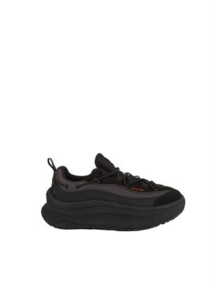Sneakers Moon247 Xlace Moon Boot in pelle e tessuto neri in UOMO