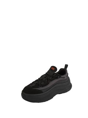 Sneakers Moon247 Xlace Moon Boot in pelle e tessuto neri in UOMO