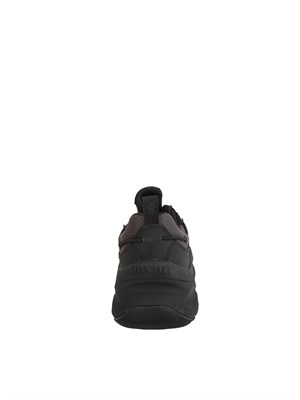 Sneakers Moon247 Xlace Moon Boot in pelle e tessuto neri in UOMO