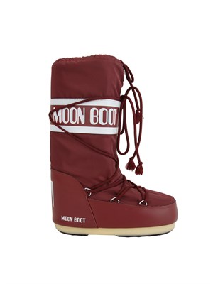 Moon Boot Icon unisex in nylon bordeaux in DONNA