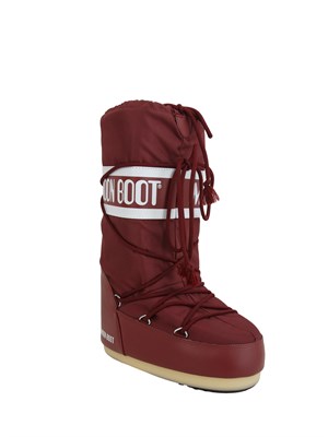 Moon Boot Icon unisex in nylon bordeaux in DONNA