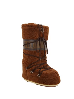 Moon Boot Icon in Teddy marrone in DONNA