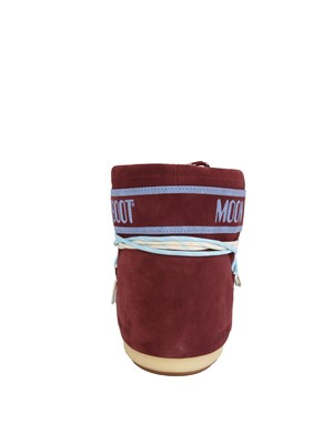 Moon Boot Icon Low unisex in camoscio burgundy in DONNA