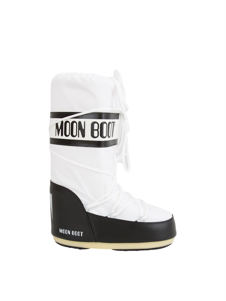 Moon Boot Icon unisex in nylon bianco