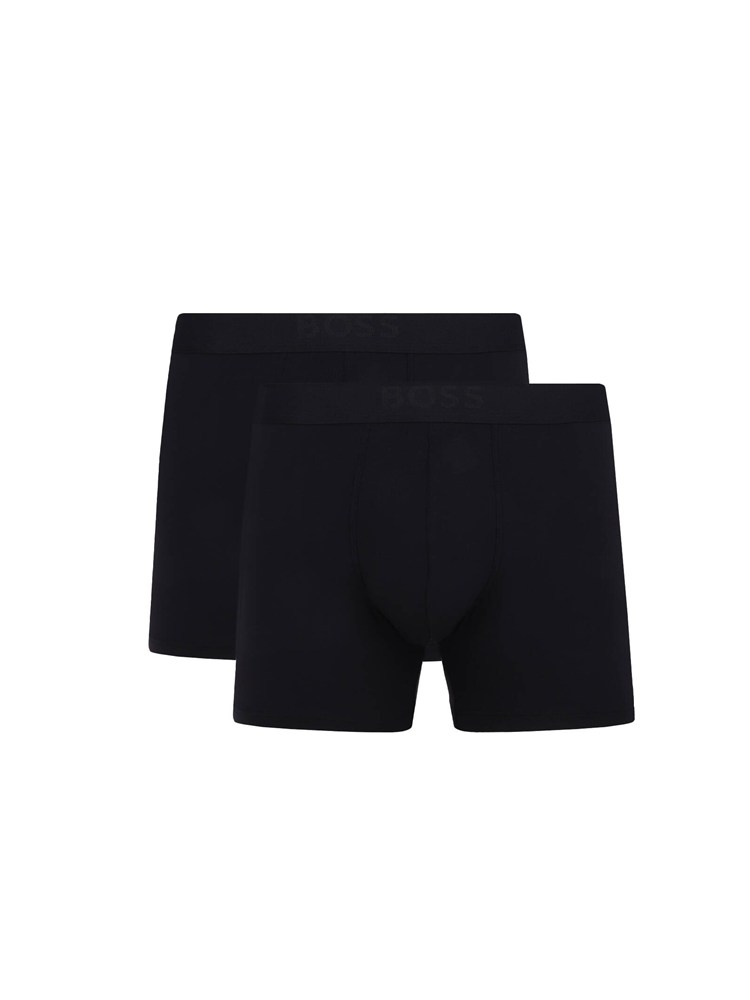 Pack 2 boxer Boss uomo in modal nero