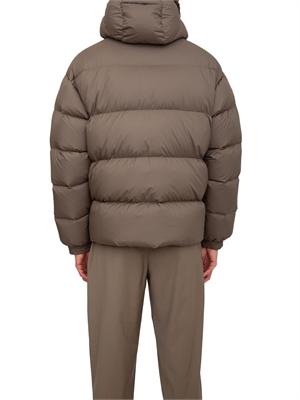 Piumino uomo Emporio Armani in nylon verde kaki in UOMO