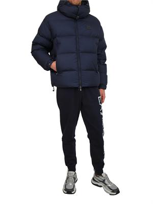 Piumino uomo Emporio Armani in nylon blu in UOMO