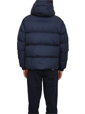 Piumino uomo Emporio Armani in nylon blu in UOMO