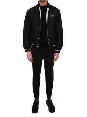 Maglia uomo Emporio Armani in pura lana vergine nera in UOMO