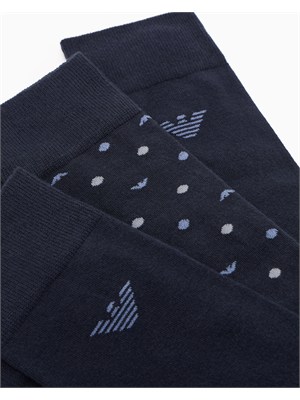 Pack 3 paia calzini Emporio Armani blu in UOMO
