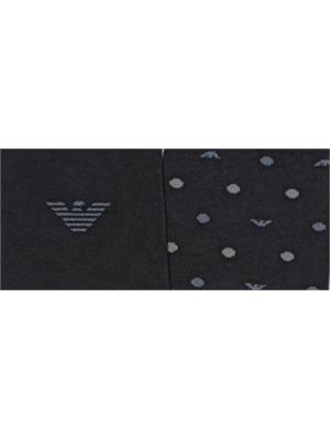 Pack 2 paia calzini Emporio Armani blu in UOMO