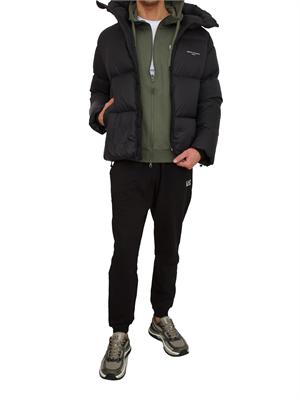 Tuta sportiva uomo EA7 Emporio Armani in cotone verde e nero in UOMO