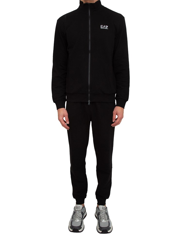 Tuta uomio EA7 Emporio Armani in cotone nero