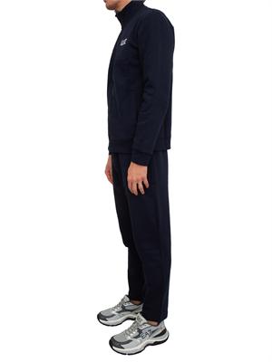 Tuta sportiva uomo EA7 Emporio Armani in cotone blu in UOMO