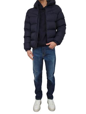 Giubbino Molveno Napapijri in tessuto tecnico blu in UOMO
