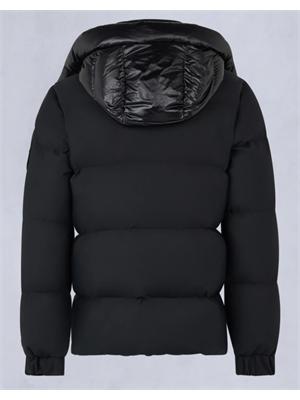 Giubbino Moose Knuckles uomo in tessuto tecnico Nyluxe nero in UOMO