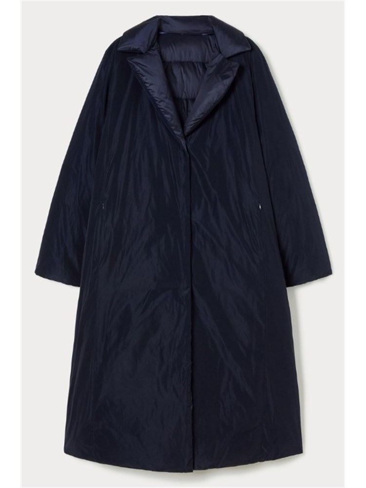 PERSONA BY MARINA RINALDI Piumino reversibile Tequila di Marina Rinaldi in taffetà e nylon cangiante blu