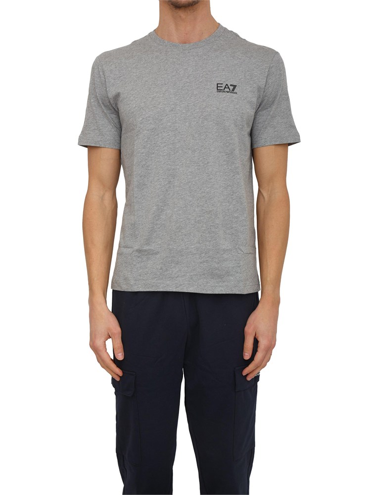 T-shirt EA7 Emporio Armani in cotone Pima grigio