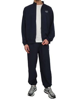 T-shirt EA7 Emporio Armani in cotone Pima avorio in UOMO