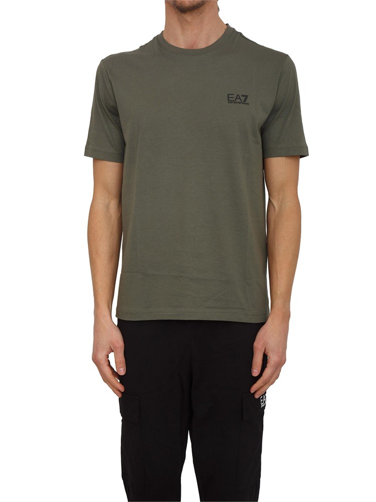 T-shirt EA7 Emporio Armani in cotone Pima verde