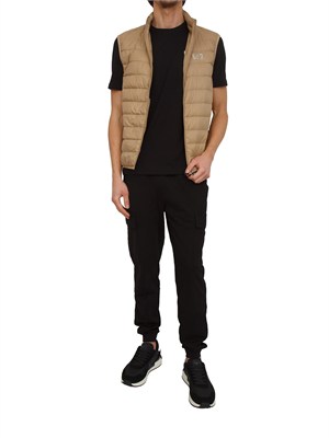 EA7 EMPORIO ARMANI T-shirt Ea7 a maniche corte in cotone nero in UOMO