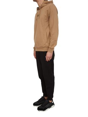 EA7 EMPORIO ARMANI Tuta sportiva beige EA7 Core Identity in cotone in UOMO
